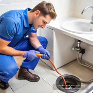 Commercial Drain Unblocking Services In London